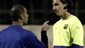 La salida de Zlatan Ibrahimovic se debió a la mala relación con el entrenador.