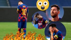 Barcelona fue humillado en el primer tiempo ante el Bayern Munich; 4-1 caía y Lionel Messi era un poema con sus gestos. Al final el Barcelona cayó derrotado ¡¡8-2!!