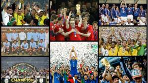 Te presentamos la lista de todos las selecciones que han sido campeones en la historia de los Mundiales. Desde Uruguay en 1930 hasta Rusia 2018 donde Francia se ha coronado por segunda vez en la historia.