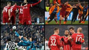 Los dos partidos de semis de Champions son Liverpool vs Roma y Real Madrid vs Bayern Múnich.