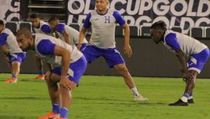 Los jugadores entrenaron ya pensando en el juego de este lunes.