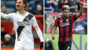 Josef Martínez y Zlatan Ibrahimovic son los delanteros con mejores registros anotadores de la temporada en la MLS.