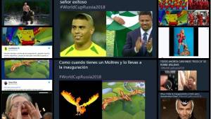 Como ya es costumbre, los memes empezaron a aparecer y los aficionados al fútbol no perdonaron a Robbie Williams y piden a Shakira de nuevo.