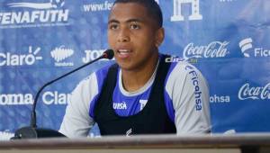 Rigo Rivas ha llegado a la Selección de Honduras y es a pelear por un puesto. Foto Neptalí Romero.