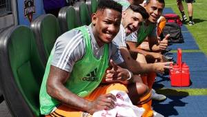 Romell Quioto tiene 117 minutos en este torneo con el Houston Dynamo. Foto cortesía Deporte Total USA.