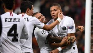 El PSG está dando la sorpresa ante el Manchester United en Inglaterra.