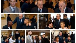 Se realizó la tradicional cena navideña que realiza el Real Madrid cada año y esta vez los jugadores del equipo de fútbol y baloncesto compartieron juntos.