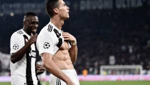 Cristiano Ronaldo celebró al lado de Matuidi.