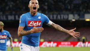 Hamsik se convirtió en el histórico goleador del Napoli.