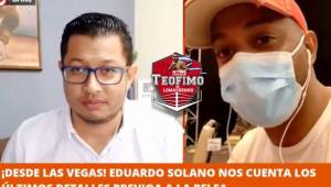 Eduardo Solano, enviado de DIEZ desde Las Vegas, junto a Jorge Fermán, revelan detalles poco conocidos detrás del combate entre López y Lomachenko.