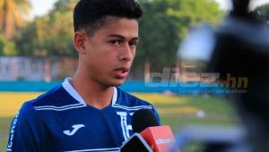 Calix rompió el silencio mientras se encuentra concentrado con la Selección Sub-20 de Honduras.