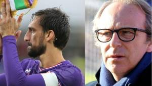 El dueño de la Fiorentina ha lamentado la muerte de Astori, el gran capitán del club.