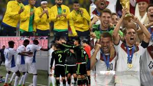 Las selecciones de Brasil, Alemania, Honduras y México, son las únicas que han tenido participación en los últimos cuatro años en todos los eventos de la FIFA.
