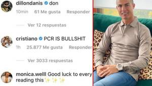 Cristiano Ronaldo criticó duramente las pruebas PCR ya que considera que se encuentra libre de todo virus.