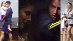 En las redes sociales arman la polémica por unas imágenes de James Rodríguez con su exnovia, Daniela Ospina.