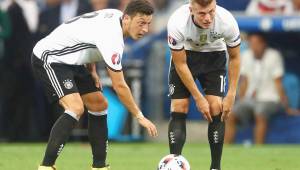 Mesut Ozil participando con la selección de Alemania en el Mundial de Rusia.