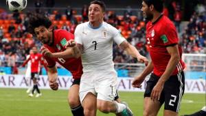 Uruguay derrotó por la mínima diferencia 1-0 a Egipto este viernes.