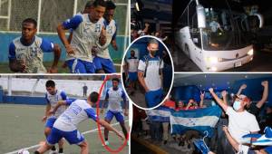 La selección de Honduras culminó el sábado de forma inesperada cuando autoridades en el Cuscatlán sorpresivamente desaparecieron cuando la Bicolor iba a realizar el reconocimiento de cancha. Te dejamos las mejores fotos del día.