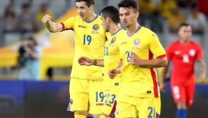 Alexander Baluta le dio el gol del triunfo a Rumanía ante Chile.