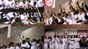 Olimpia se coronó campeón de la Liga de Concacaf al superar al Santos de Guápiles y sus jugadores lo festejaron a lo grande.