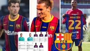 La web de la Liga de España ha hecho públicos todos los números que lucirán los futbolistas del Barcelona en la temporada 2020-21. Coutinho es protagonista.