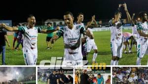 Te presentamos las mejores imágenes que dejó el triunfo sorpresivo de Platense por 2-1 ante Olimpia en Puerto Cortés. El festejo fue una verdadera fiesta en el Excélsior. FOTOS: Neptali Romero.