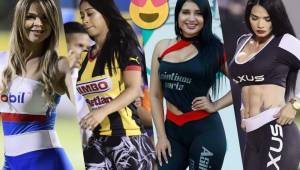 Hermosas chicas siempre son las que le ponen un toque diferente a las jornadas de liga.