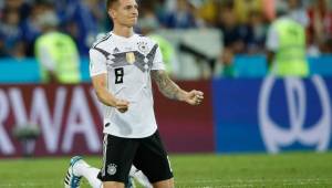 La selección de Alemania se disculpó con Suecia por el festejo de algunos de sus jugadores tras el gol de Toni Kroos. Foto AFP