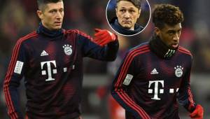 Lewandowski y Coman perdieron los estribos y se dieron con todo en el entrenamiento del Bayern.