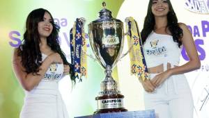 Este es el bonito trofeo que se llevará a sus vitrinas el campeón del Apertura 2019 en Honduras. Fotos Neptalí Romero