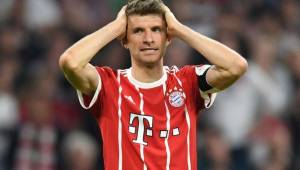 Müller mientras se lamentaba en una de las acciones del partido.