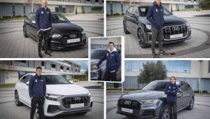 Los jugadores del Real Madrid ya tienen sus nuevos autos Audi 2020, un regalo que presumen cada temporada.