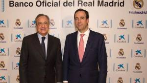 Florentino Pérez le dio la bienvenida a su nuevo patrocinador.