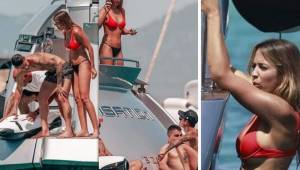 Otra pareja que ha elegido Ibiza como su lugar para disfrutar de unas vacaciones, fue la de James Rodríguez y Shannon de Lima, que ha enamorado a todos.