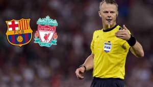 El holandés Bjorn Kuipers pitará el duelo de ida entre Barcelona y Liverpool.