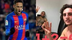 Neymar se vengó de la fotografía que hace unos días subieron los jugadores del PSG.