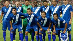 Guatemala's players pose ahead of the international friendly match between Nicaragua and Guatemala at Nicaragua's National stadium in Managua on March 26, 2019. (Photo by Maynor Valenzuela / AFP)