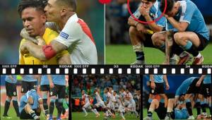 Te dejamos las imágenes que seguramente no viste en TV de la eliminación de Uruguay a manos de Perú en la Copa América 2019. El delantero Luis Suárez rompió en llanto.