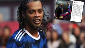 Ronaldinho anunció días atrás su retiro y hoy dedicó unas palabras de despedida a sus seguidores. Foto AFP