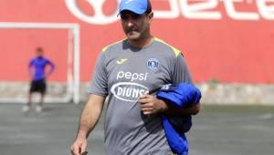 El entrenador del Motagua, Diego Vázquez, lleva la ventaja en la ida del recpechaje tras lograr ganar en San Pedro Sula 2-1 el pasado miércoles. Foto Ronald Aceituno