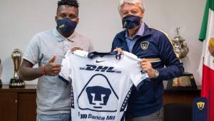 Carlos Mejía vestirá la camisa número 66 con Pumas Tabasco, filial de los universitarios. Foto @PumasMX