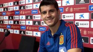 Morata regresó a la selección de España luego de quedarse sin ir al Mundial.