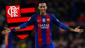 Neymar dice que sueña con jugar un día en el Flamengo de su natal Brasil.