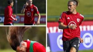 Gareth Bale se encuentra concentrado con la selección de Gales y ha sorprendido con el que es su verdadero look. Casi nunca se deja ver así.