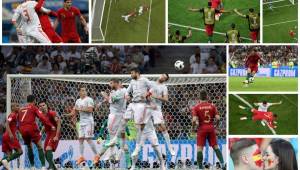España y Portugal empataron 3-3 en un partidazo en Sochi por el arranque del Mundial de Rusia 2018. Acá las mejores imágenes. Fotos EFE y AFP