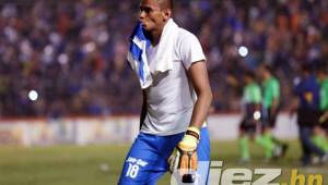 Sandro Cárcamo cometió un error que cambió el rumbo de la final. El portero del Honduras Progreso dio la cara y habló de lo ocurrido en el gol de Marco Vega. Foto Delme Martínez