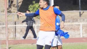 El portero del Olimpia, Harold Fonseca, espera seguir con buena racha tras el triunfo que obtuvieron sobre el Honduras Progreso. Fotos Ronal Aceituno