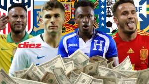 Según los datos que proporciona Transfermarkt estos son los futbolistas más caros de cada país. Cristiano Ronaldo no está en la lista, mira quién representa a Portugal. ¿Y Messi?.