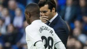 Solari decidió ingresar a Vinícius al minuto 82 del tiempo corrido.