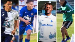 Los futbolistas hondureños, Denil Maldonado (Pachuca), Bryan Moya (1 de mayo), Kevin Álvarez (Norrkoping) y Luis Garrido (sin equipo), están en la incertidumbre.